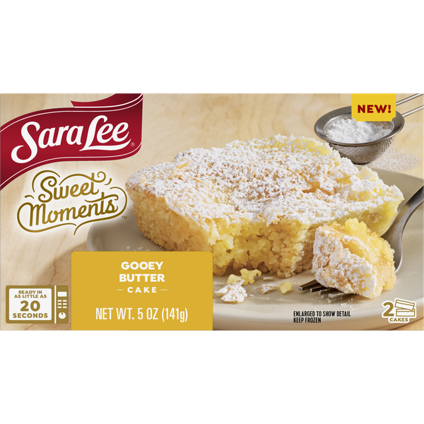 Sara Lee Sweet Moments 2CT Gooey Butter Cake 5oz | Hy-Vee Aisles
