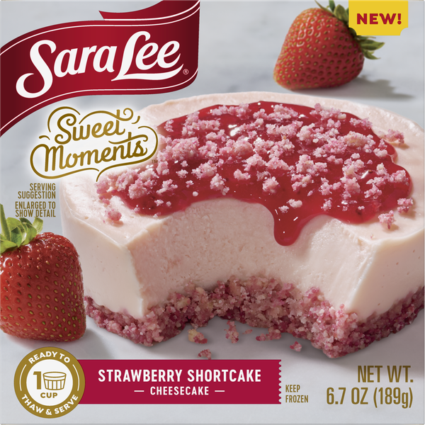 Sara Lee Sweet Moments 1CT Strawberry Shortcake Cheesecake 6.7oz