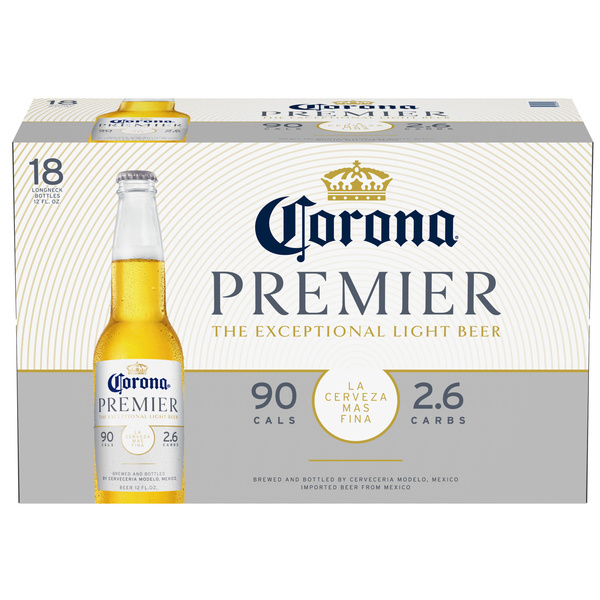 Corona Premier Mexican Lager Import Light Beer, 18 pk 12 fl. oz