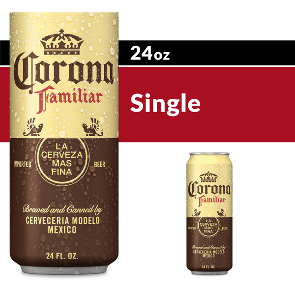 Corona Familiar Mexican Lager Imported Beer, 24 fl. oz. Can Beer