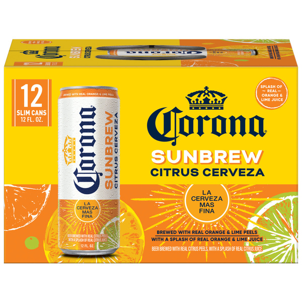2019年製　corona fh-st5719by Corona Sunbrew Citrus Cerveza Mexican Import Beer, 12 pk 12 fl. oz