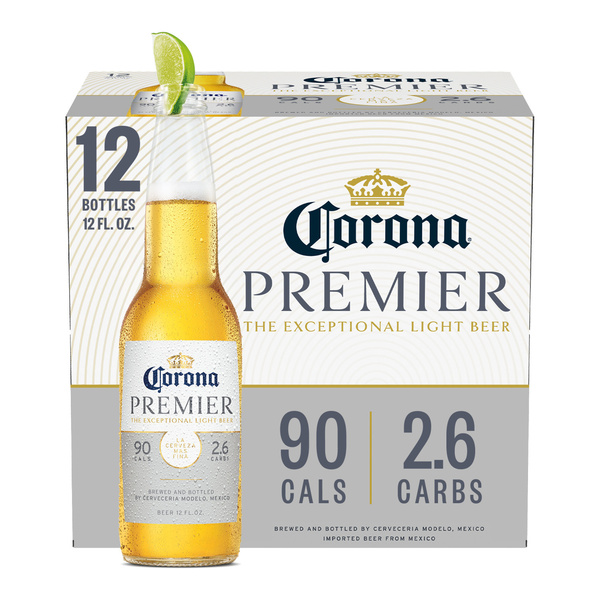 Corona Premier Mexican Lager Import Light Beer, 12 pk 12 fl. oz