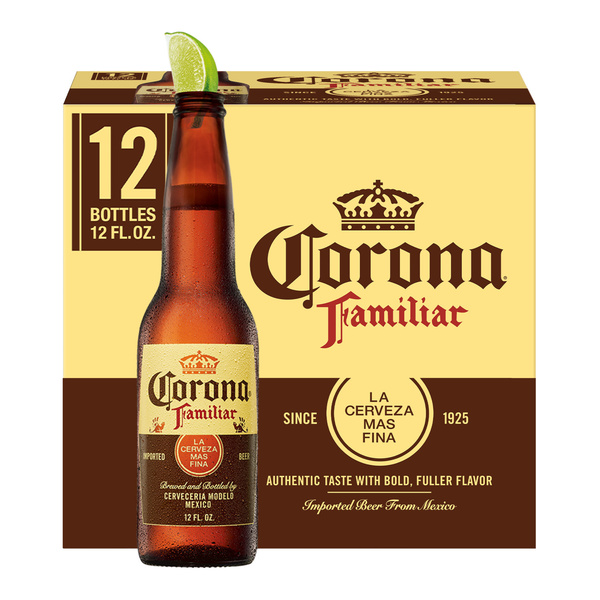 Corona Familiar Mexican Lager Imported Beer, 12 pk 12 fl. oz