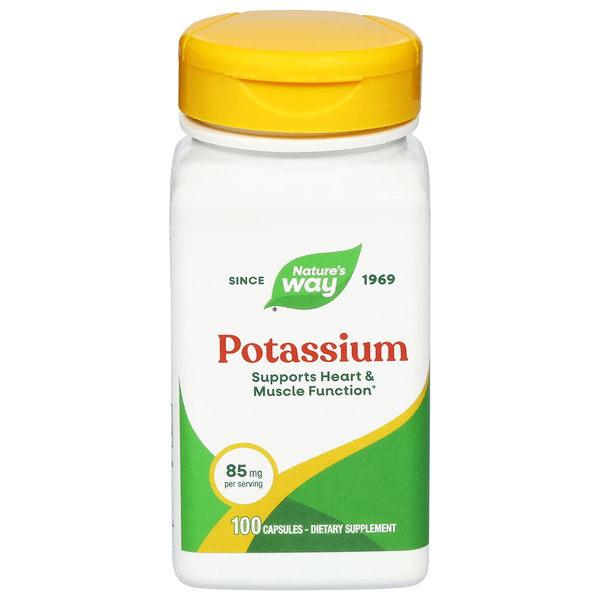 Nature's Way Potassium Complex, 99 Mg Potency, Capsules | Hy-Vee Aisles ...