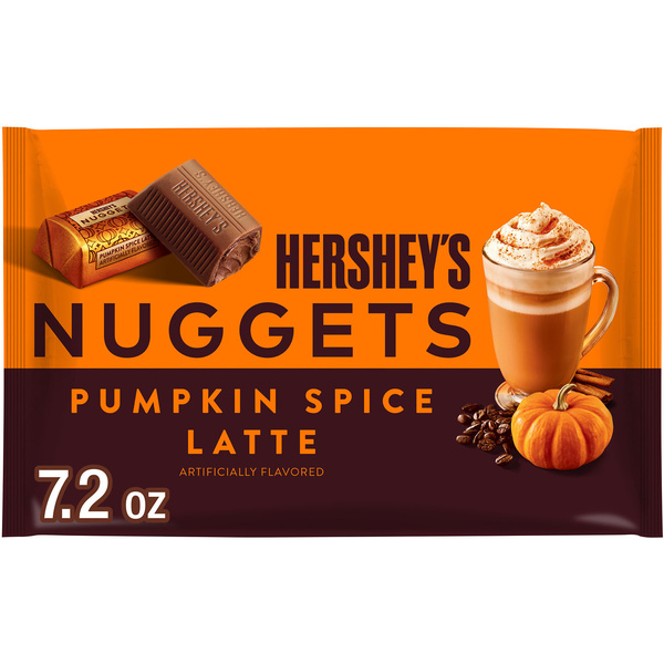 HERSHEY'S NUGGETS Pumpkin Spice Latte Flavored, Fall Candy Bag