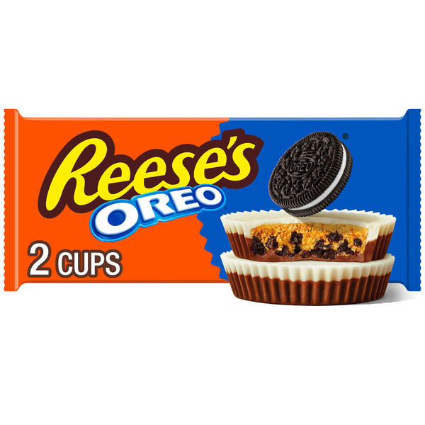 REESE'S OREO Milk Chocolate and White Creme Peanut Butter Cups