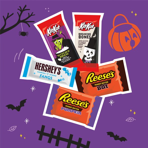 HERSHEY'S, KIT KAT and REESE'S Assorted, Halloween Candy Variety