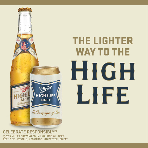 Miller High Life Light American Beer 12 Pack | Hy-Vee Aisles