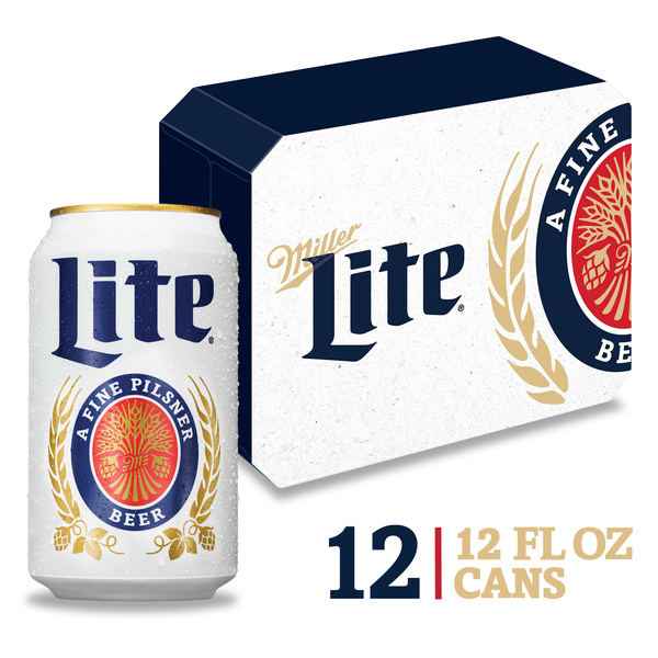 Miller Lite American Light Lager Beer 12 Pack | Hy-Vee Aisles