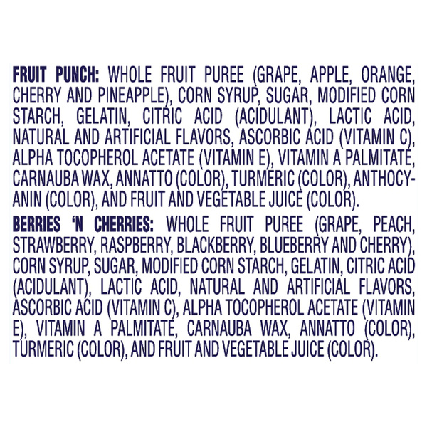 Welch's Fruit Punch & Berries 'N Cherries Fruit Snacks | Hy-Vee