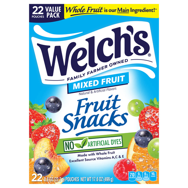 Welch's Fruit Snacks, Mixed Fruit | Hy-Vee Aisles Online Grocery