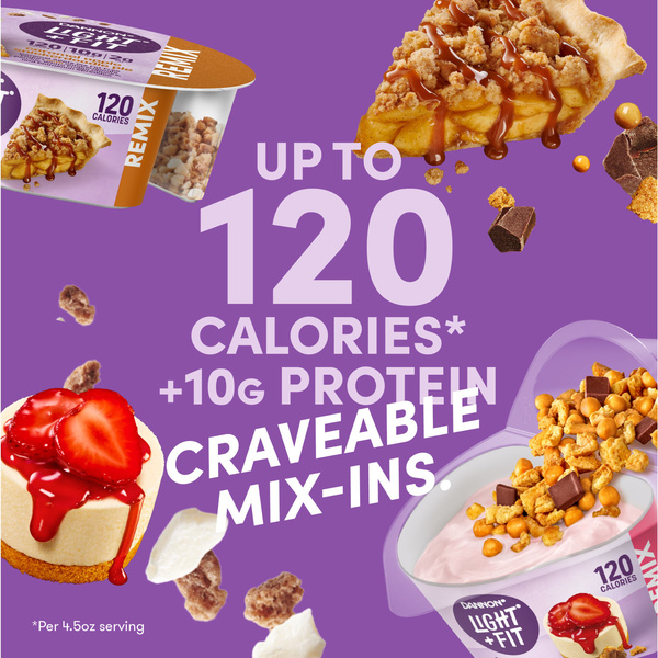 Light + Fit REMIX Caramel Apple Snickerdoodle Pie Fat Free Greek