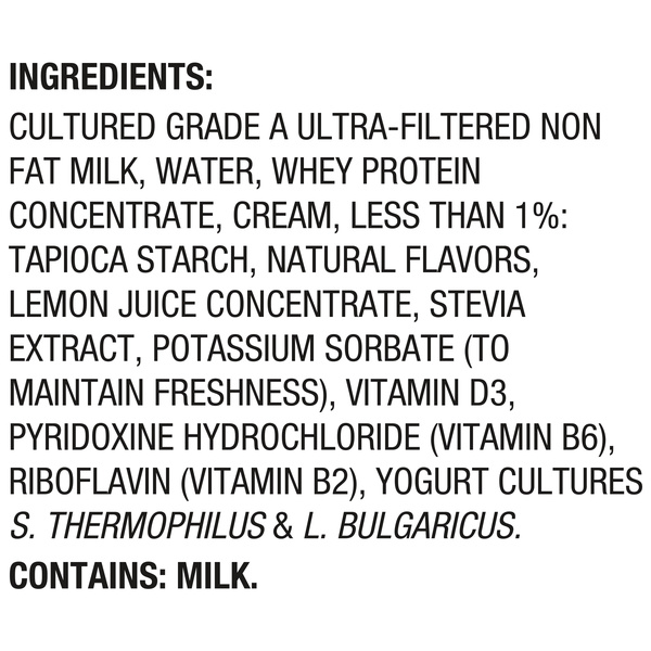 Oikos Pro 20g Protein Vanilla Yogurt-Cultured Ultra-Filtered Milk