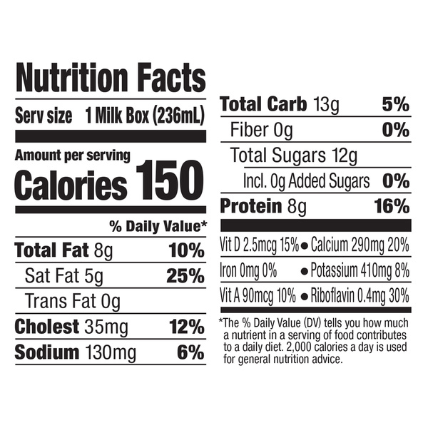 Horizon Organic Organic Whole Milk 6-8 fl. oz. Boxes | Hy-Vee