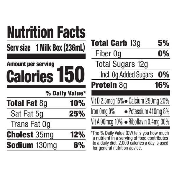 Horizon Organic Whole Milk 12-8 fl. oz. Boxes | Hy-Vee Aisles
