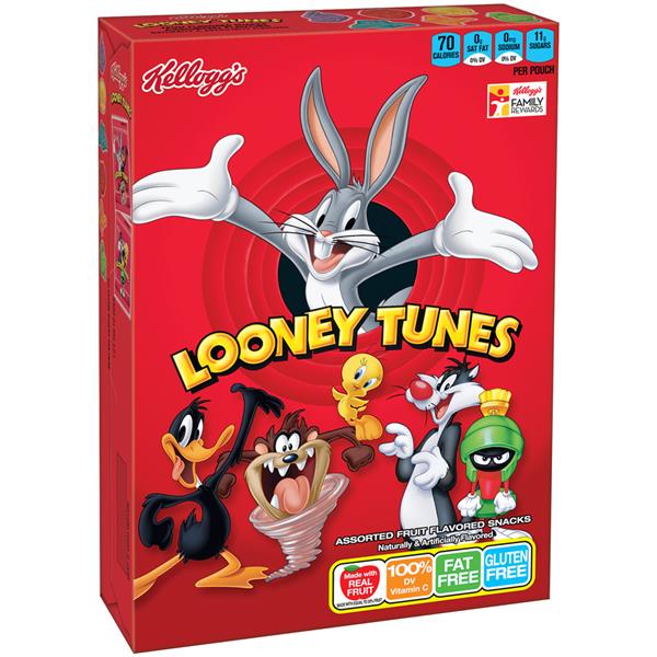 Kellogg's Looney Tunes Assorted Flavors Fruit Flavored Snacks | Hy