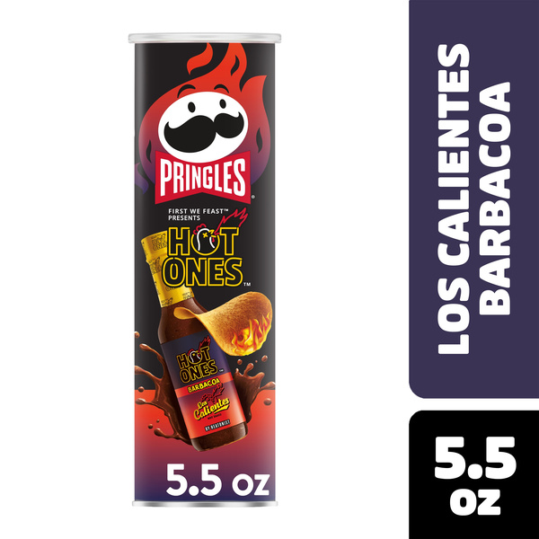 Pringles Hot Ones Potato Crisps Chips Barbacoa | Hy-Vee Aisles