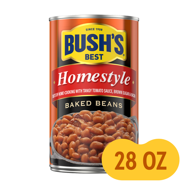 Bush's Best Gluten Free Baked Beans, 28 oz Can, image courtesy of Hy-Vee