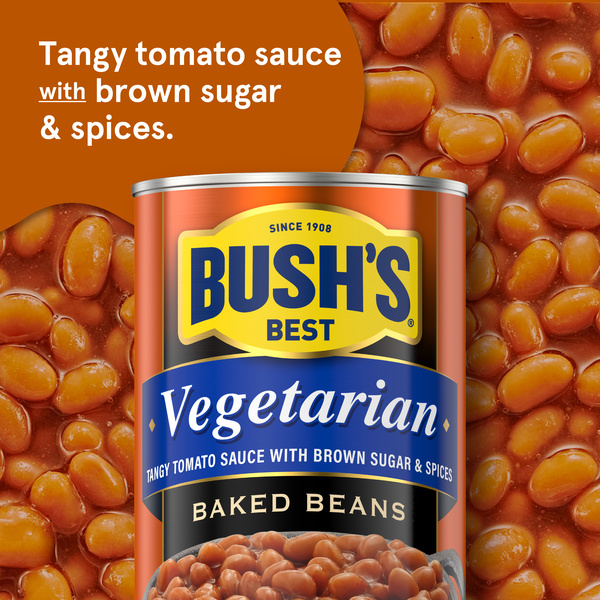 Bush's Best Vegetarian, Gluten Free, Kosher Vegetarian Baked Beans