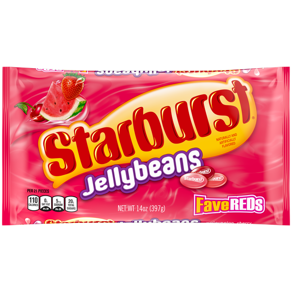 STARBURST FaveREDs Jelly Beans Easter Candy Gifts, 14 oz | Hy-Vee