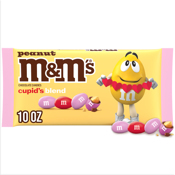 M&M'S Peanut Chocolate Candy, Valentines Day Candy, Cupid's Mix