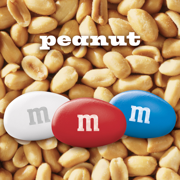 M&M'S Summer Peanut Chocolate Candy Red, White & Blue Assortment