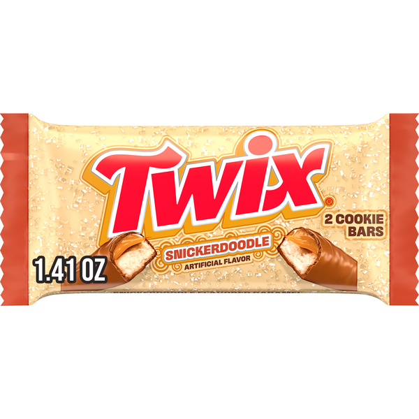 TWIX Snickerdoodle Cookie Chocolate Candy Bars Nostalgic Cookie