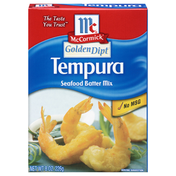 McCormick Golden Dipt Tempura Seafood Batter Mix | Hy-Vee Aisles