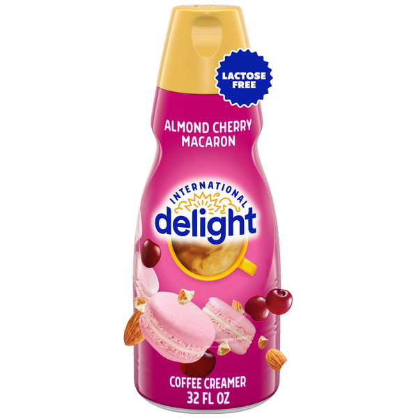 International Delight Almond Cherry Macaron Liquid Coffee Creamer