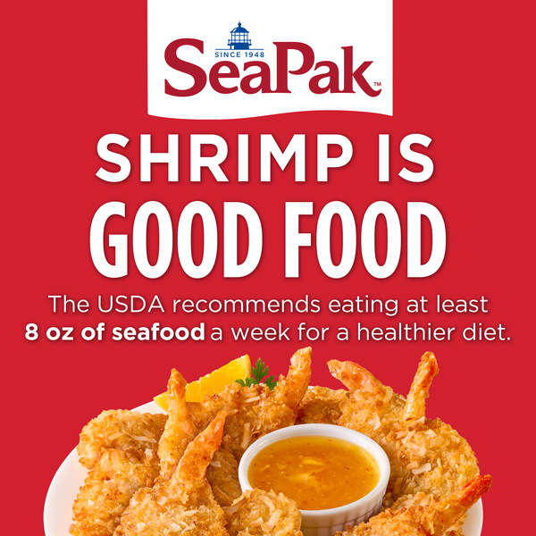 SeaPak Jumbo Coconut Shrimp, Oven Crispy, Family Size | Hy-Vee