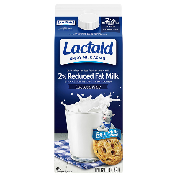 Lactaid 2% Reduced Fat Milk, 64 oz | Hy-Vee Aisles Online Grocery