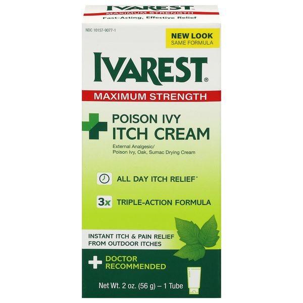 Ivarest Maximum Strength Poison Ivy Itch Cream 2 oz | Hy-Vee