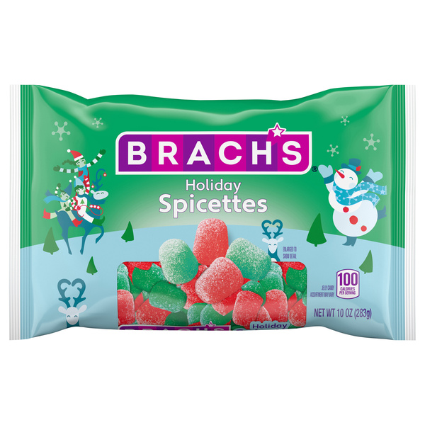 Brach's Holiday Spicettes Cinnamon & Wintergreen Jelly Drops Candy