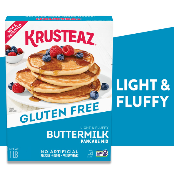 Krusteaz Gluten Free Buttermilk Pancake Mix | Hy-Vee Aisles Online