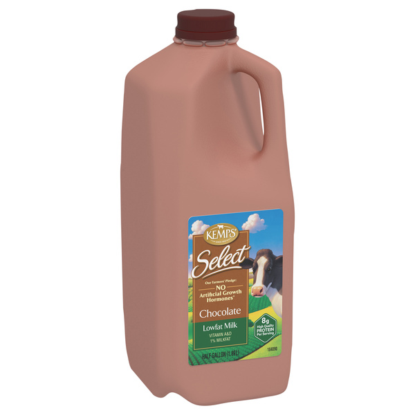 Kemps Select 1% Lowfat Chocolate Milk, Half Gallon | Hy-Vee Aisles