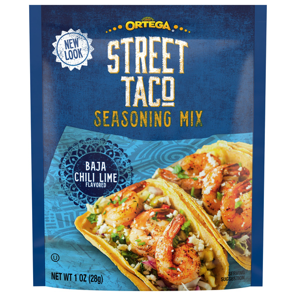 Ortega Street Taco Baja Chili Lime Seasoning Mix, 1 oz | Hy-Vee