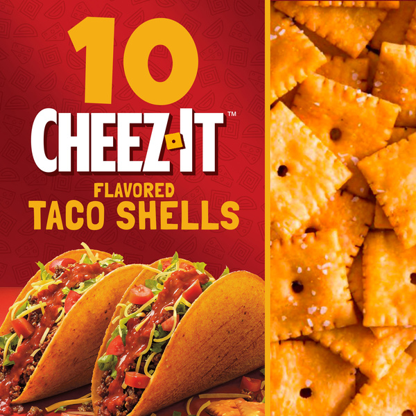 Ortega Cheez-It Flavored Taco Shells, Hard Taco Shells Made with