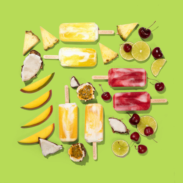 Outshine Cherry Limeade Fruit Blends Frozen Fruit Bars, 6 Count