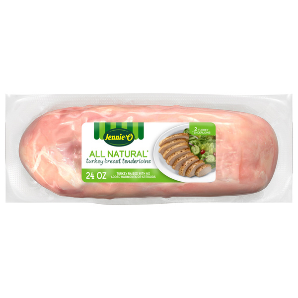 JENNIE-O All-Natural Turkey Breast Tenderloins - 24 oz - pc/cs, 24