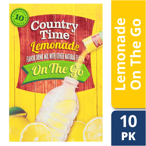 Country Time Lemonade Naturally Flavored On-The-Go Powdered Drink