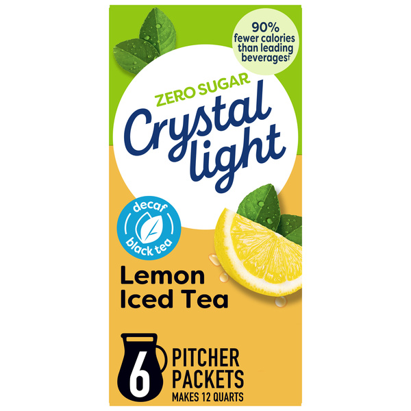 Crystal Light Drink Mix, 6 Pitcher Packets, for Flavorful
