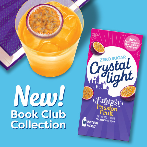 Crystal Light Drink Mix, 10 Individual Packets, Hydration for Book