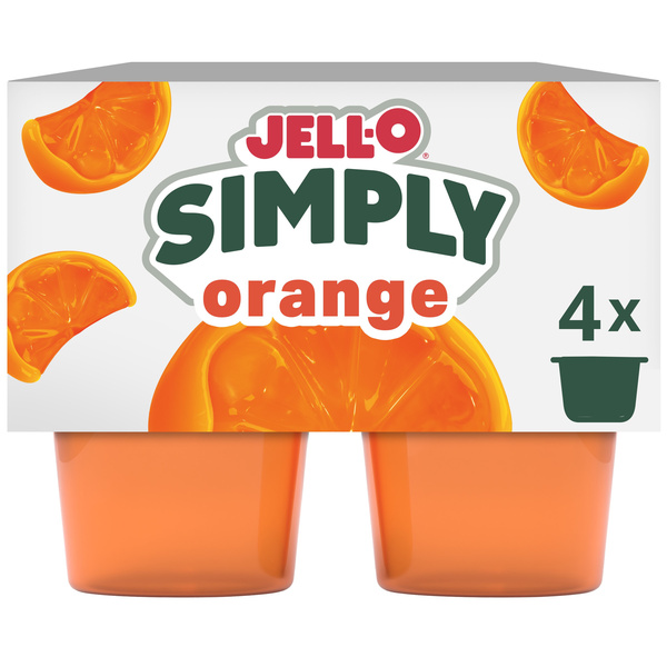 Jell-O Orange Refrigerated Ready To Eat Gelatin 13.5 oz | Hy-Vee