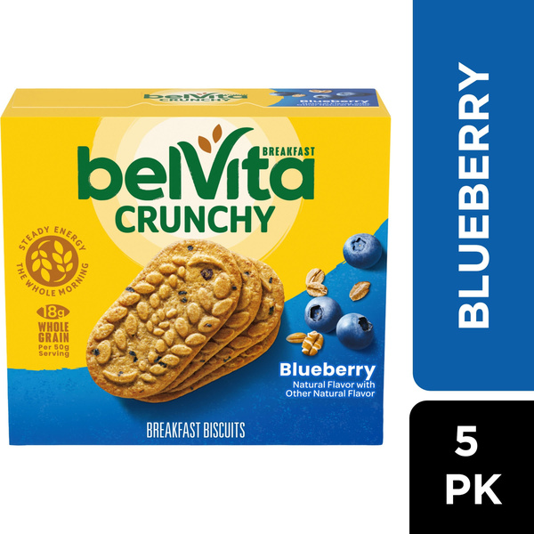 belVita Blueberry Breakfast Biscuits 5-1.76 oz Packs | Hy-Vee