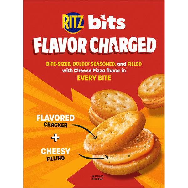 RITZ Cheese Pizza Sandwich Crackers, Snacks For Kids And Adults