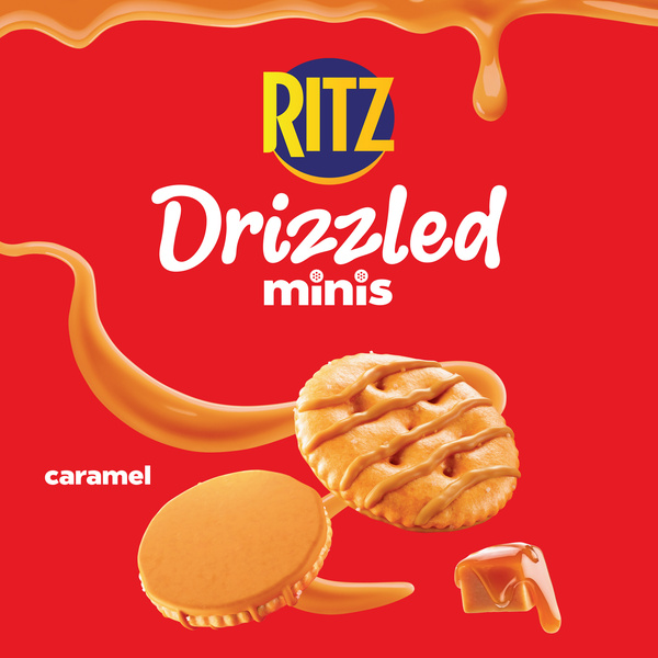 RITZ Caramel Crackers, Snacks For Kids And Adults, Party Snacks 8