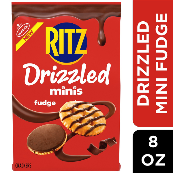 Nabisco Ritz Drizzled Minis, Fudge | Hy-Vee Aisles Online Grocery