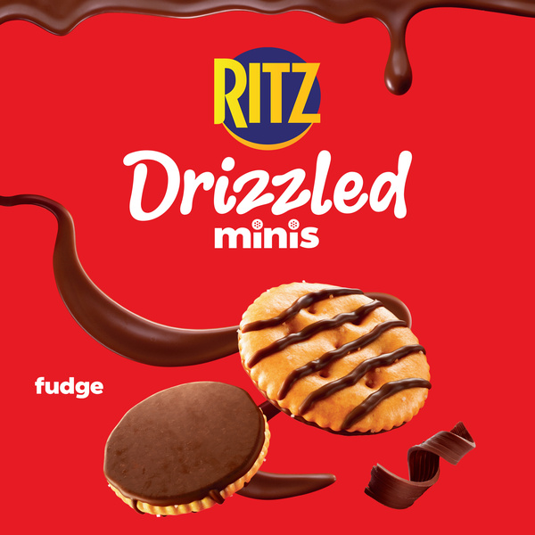 RITZ Fudge Crackers, Lunch Snacks For Kids And Adults, Snack Packs