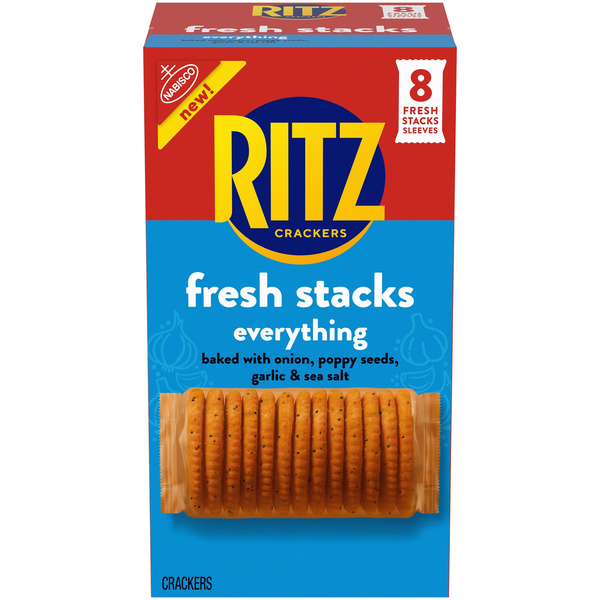 Nabisco Ritz Fresh Stacks, Everything, 8Ct | Hy-Vee Aisles Online