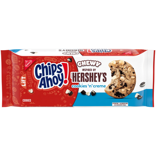 CHIPS AHOY! Chewy Hershey'S Cookies 'N' Creme Bar-Inspired Cookies